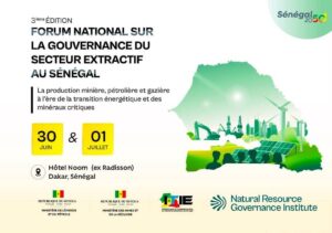 3ᵉ édition du Forum national sur la gouvernance du secteur extractif au Sénégal